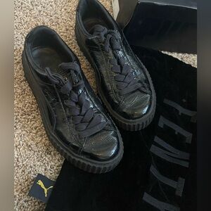 FENTY x PUMA rihanna Creeper Wrinkled Patent sneakers